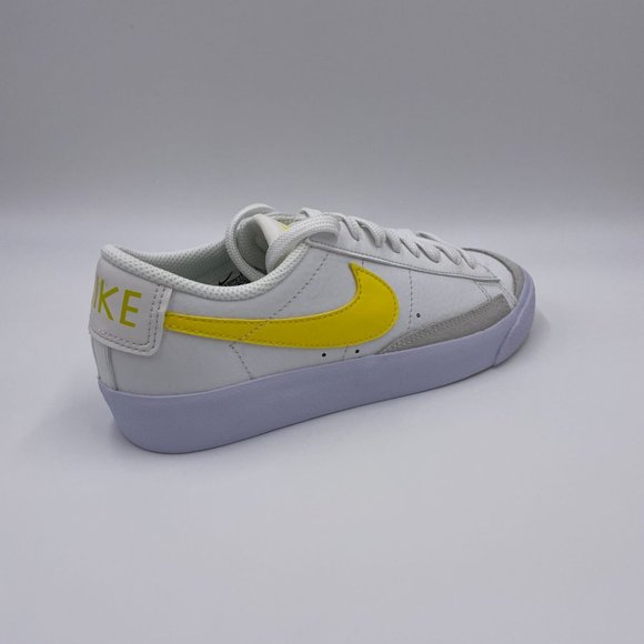 Nike Blazer Low ' 77 White / Yellow Womens Shoes - Picture 8 of 8